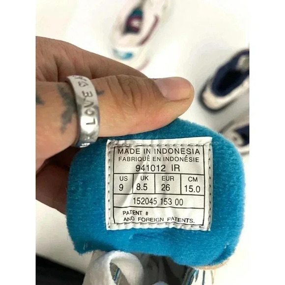 VTG 2 Pair Nike Kid Sneakers Shoes Toddler Sz 3 Girls Size 9 Rare Air Max 1995 - Picture 4 of 10